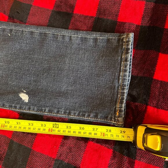 Levi's Jeans Mens 28x29 Blue 501 Paint Splatter Distressed Cotton Denim Pants - Picture 4 of 4